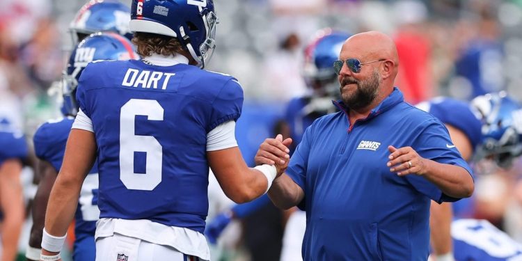 Brian Daboll está apostando a todo en Jaxson Dart. ¿Puede el novato salvar la temporada de los Gigantes, el trabajo del entrenador?