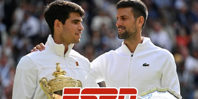 🔴 ESPN EN VIVO GRATIS – SEGUIR AHORA SEMIFINAL CARLOS ALCARAZ VS. Novak Djokovic Partido Vía TV y Disney Plus en línea | REVISTA