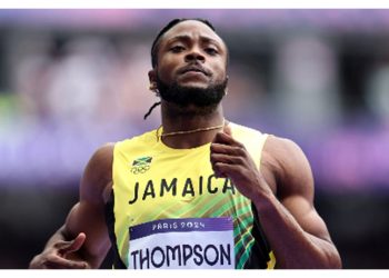 Thompson, Sevilla, Blake cruce en semifinales de 100 metros de hombres
