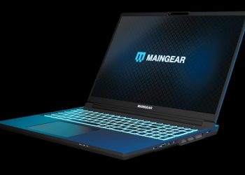 La computadora portátil de juegos 'Super 16' de Maingear tiene una exhibición rápida de 300Hz.