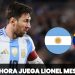 ¿A Qué Hora Ver a Lionel Messi en Argentina vs. Venezuela Hoy 4 de Septiembre por Eliminatorias Conmebol 2026? | REVISTA