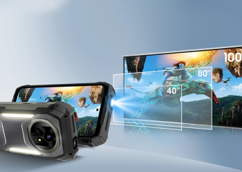 Una bestia resistente con una batería de 20,000 mAh y una luz de campamento se une a la locura de teléfonos inteligentes de proyector de 2025