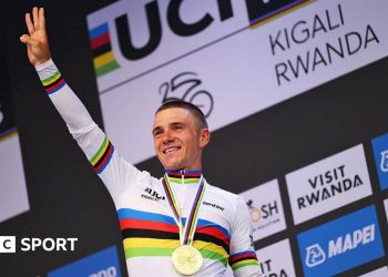 Campeonato Mundial de Road: Remco Evenepoel gana el oro de la contrarreloj para Bélgica