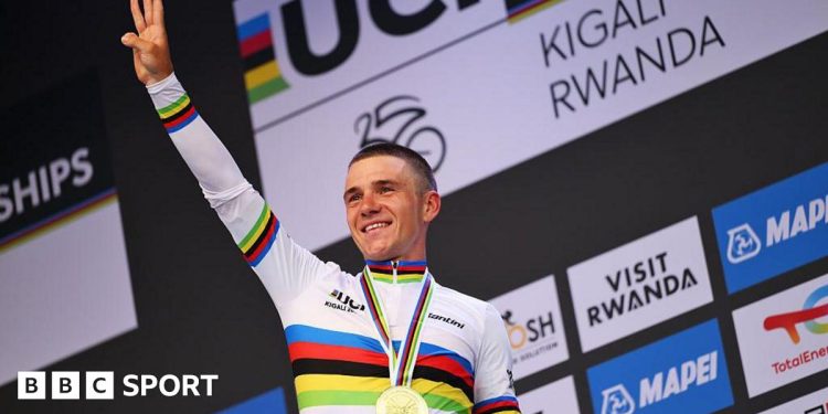 Campeonato Mundial de Road: Remco Evenepoel gana el oro de la contrarreloj para Bélgica