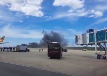 Aeropuerto de Caracas Registro Accidente de Aeronave Con Heridos