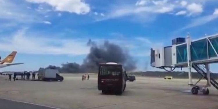 Aeropuerto de Caracas Registro Accidente de Aeronave Con Heridos