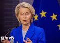 El avión del jefe de la UE von der Leyen golpeado por la presunta interferencia de GPS ruso