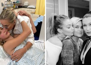 Mamá de Bella Hadid Comparte Fotos de Ella Hospitalizada Pero el Internet la Culpa por Su Estado de Salud