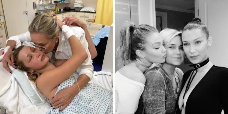 Mamá de Bella Hadid Comparte Fotos de Ella Hospitalizada Pero el Internet la Culpa por Su Estado de Salud