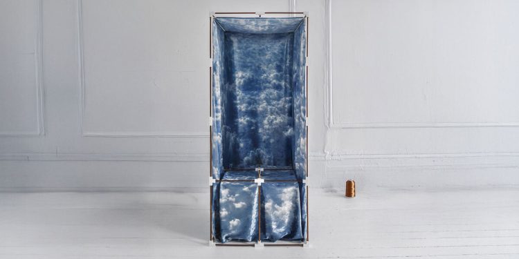 La silla de cuadrícula de latón modular réplica de rascacielos de exoesqueleto sin núcleo