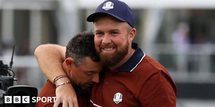 Ryder Cup 2025: Rory McIlroy y Shane Lowry Silence a la multitud de Nueva York para dirigir Europa hacia la victoria