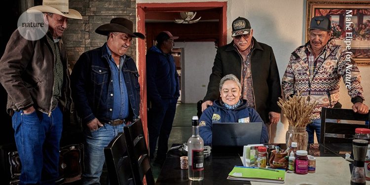 Trabajar con agricultores para proteger una especie reintroducida