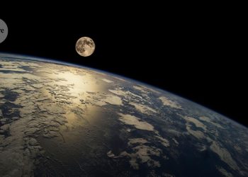 La luna se oxide, gracias al 'viento' volado desde la tierra