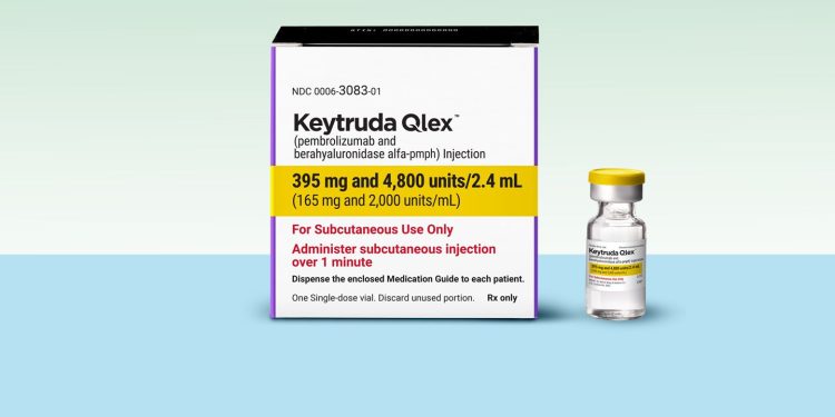 Cáncer inyectable Droga Keytruda Qlex Gane aprobación de la FDA