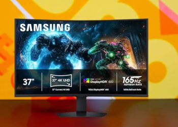 Mejore sus juegos configurados con este monitor de juego curvo Samsung Odyssey 4K de 37 «y ahorre $ 150