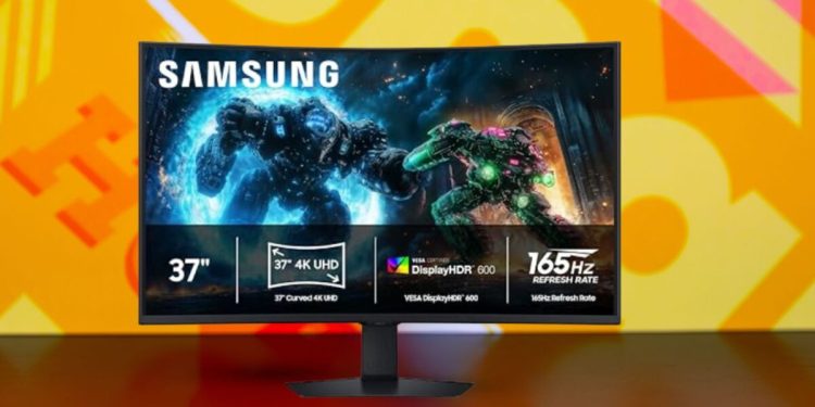 Mejore sus juegos configurados con este monitor de juego curvo Samsung Odyssey 4K de 37 «y ahorre $ 150