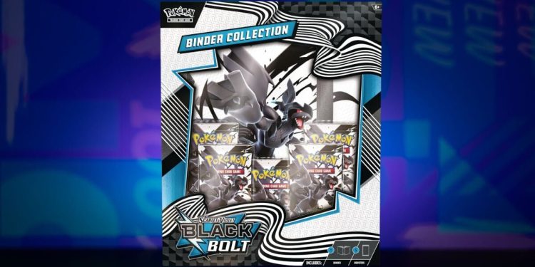 Mejor Pokémon TCG Black Bolt Binder Collection Deal: Ahorre $ 5.94 en TCGPlayer