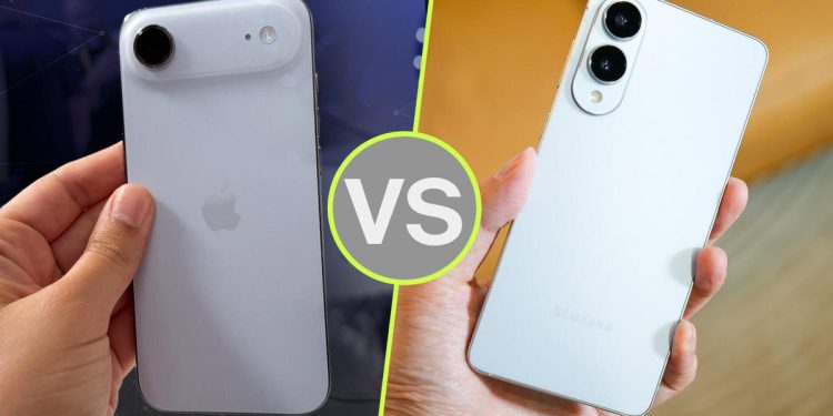 iPhone Air vs. Samsung S25 Edge: Comparé ambos teléfonos delgados, y aquí está el ganador