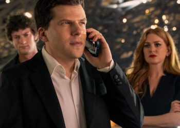 Jesse Eisenberg se burla de 'giro alucinante' en 'ahora me ves 3'