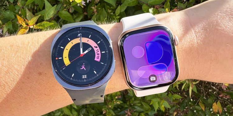 Caminé 10,000 pasos con el Apple Watch 11 y Samsung Galaxy Watch 8, aquí es que salió en la cima