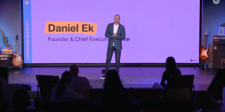 El fundador y CEO de Spotify, Daniel Ek