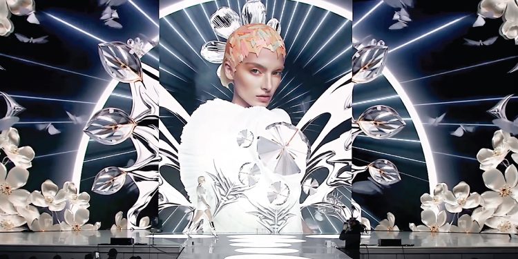 Los gráficos de movimiento orgánico y la tipografía componen la pista del Congreso Aveda de Dany Vo