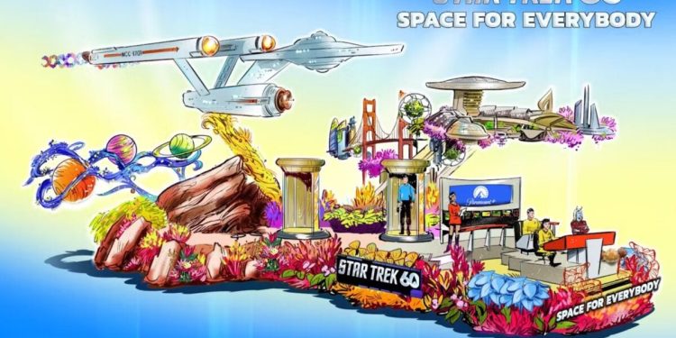 La flotación de aniversario de 'Star Trek' pondrá su ubicación más querida en el desfile