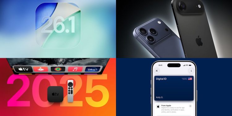 Historias principales: iOS 26.1 beta, rasguños de iPhone, rumores de Apple TV y más