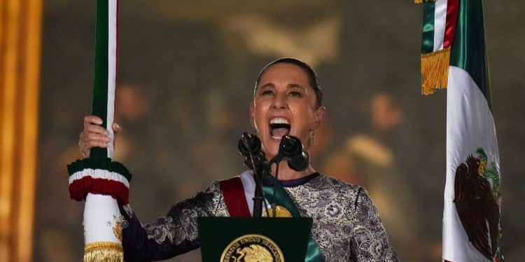 Una mujer presidenta lidera las celebraciones de la independencia mexicana por primera vez