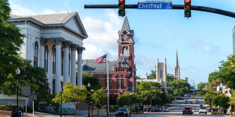 Esta ciudad de Carolina del Norte está en el centro del verano, me volví bonita