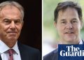 Tony Blair y Nick Clegg organizaron una cena que dio a los jefes de tecnología acceso al ministro del Reino Unido | Tony Blair