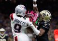 Los Patriots ganan por tercer partido consecutivo gracias al gran día de Kayshon Boutte
