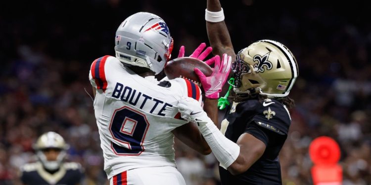 Los Patriots ganan por tercer partido consecutivo gracias al gran día de Kayshon Boutte