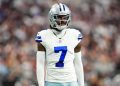 Diggs de los Cowboys vs. Commanders tras accidente en su casa