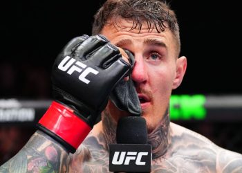 Aspinall-Gane declaró no competencia después de un golpe en el ojo en la pelea por el título de UFC