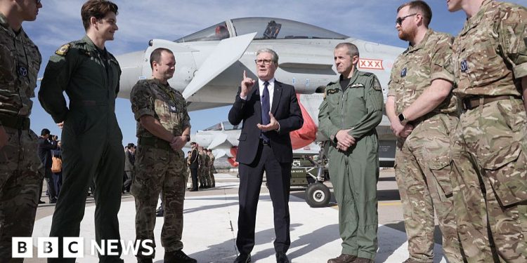 Starmer firma un acuerdo de £ 8 mil millones para suministrar a Turquía aviones de combate Typhoon