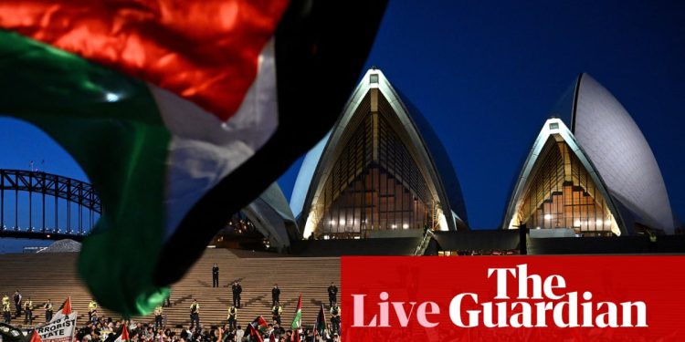 La política de Australia en vivo: los jueces se pronunciarán sobre la protesta en la Ópera Palestina; descuento sobre plusvalías reclamado por los más ricos | noticias de australia