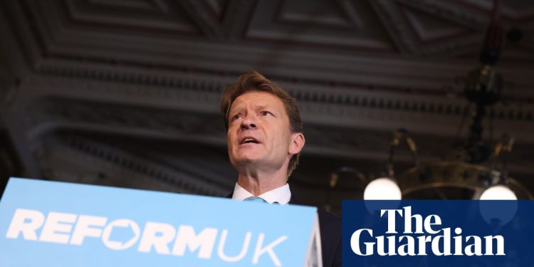 Reform UK abandona la promesa del manifiesto de £ 90 mil millones en recortes de impuestos, admite el líder adjunto | Reforma del Reino Unido