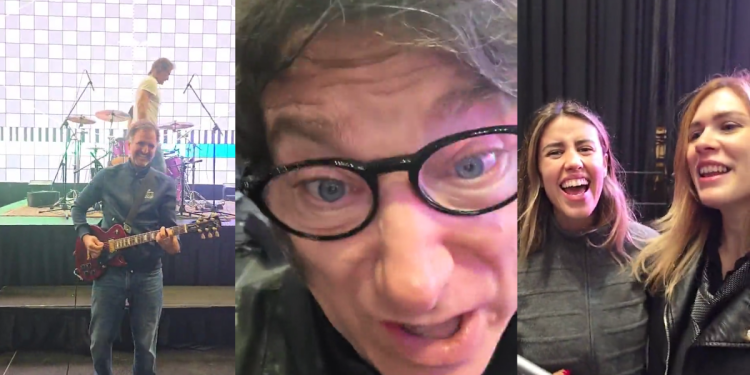 Milei Ahora Boludea Grabando «vive» de los preparatros de su recital