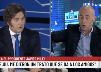 Milei se sacó con Trebucq: «Deja de hacer la interpretación de Clarín, que le gusta estar a la gente»