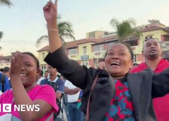Multitudes en Madagascar aplauden mientras una unidad militar toma el poder
