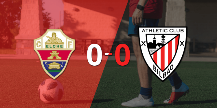 Sin muchas emociones, Elche y Athletic de Bilbao empataron 0-0