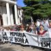 Un abrazo para decir que la memoria no se borra en la exESMA | Contra los avanzados antiderechos del Gobierno