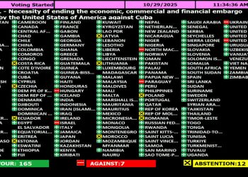 ONU: Argentina votó en contra del repudio al bloqueo a Cuba | Milei se alinea (más) con Trump