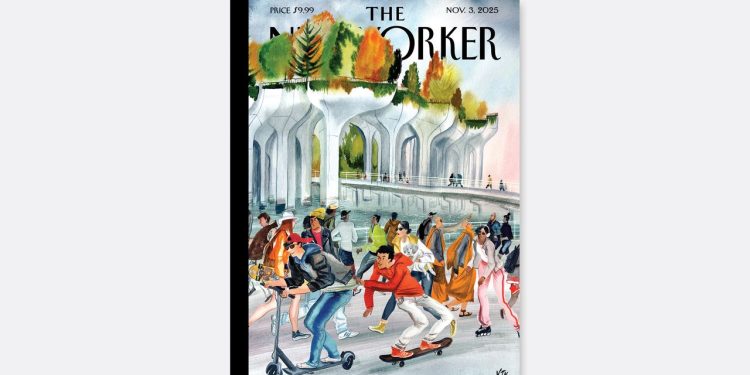 “Corriendo a través del otoño” de Victoria Tentler-Krylov