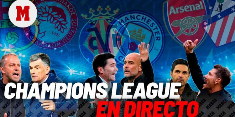 EN DIRECTO I Liga de Campeones: Barça – Olympiacos, Arsenal – Atlético y Villarreal