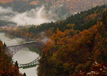Los mejores viajes en tren en Japón para observar las hojas este otoño