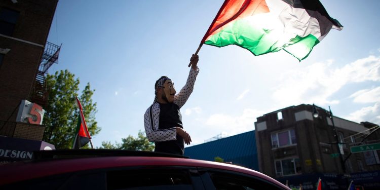 Protesta Masiva en Marruecos por la Muerte de Palestinos en Gaza