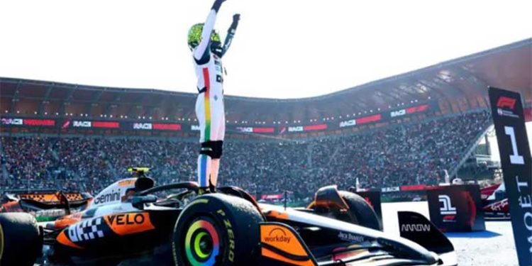 Norris domina en México para tomar ventaja en el campeonato