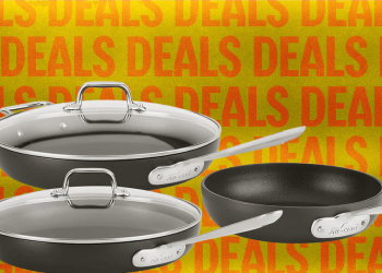 Ahorre $ 30 en este juego de sartenes antiadherentes totalmente revestidas